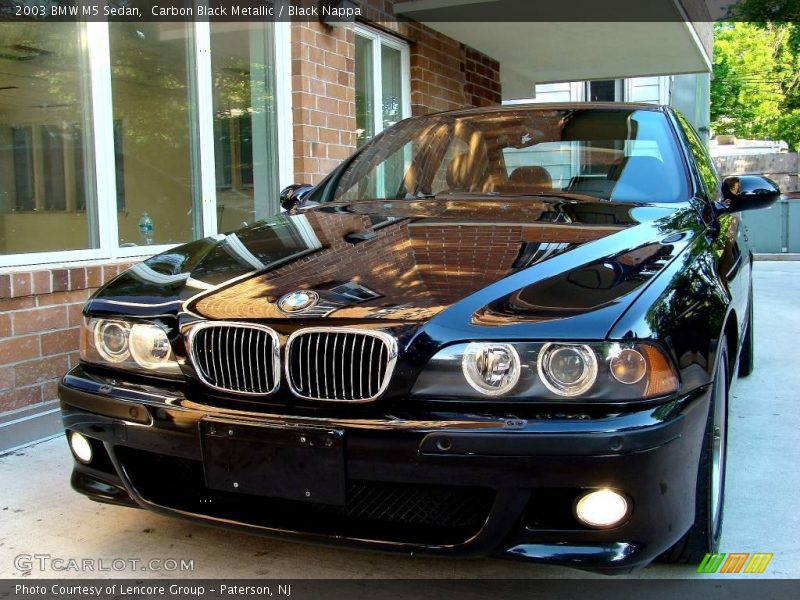 Carbon Black Metallic / Black Nappa 2003 BMW M5 Sedan