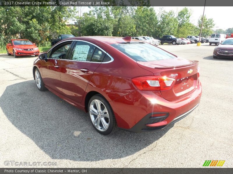 Cajun Red Tintcoat / Jet Black 2017 Chevrolet Cruze Premier