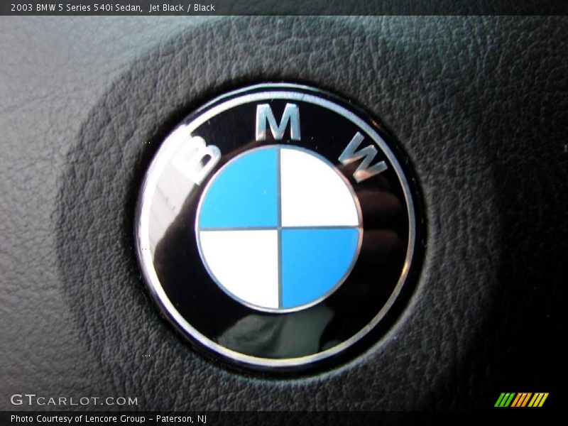 Jet Black / Black 2003 BMW 5 Series 540i Sedan