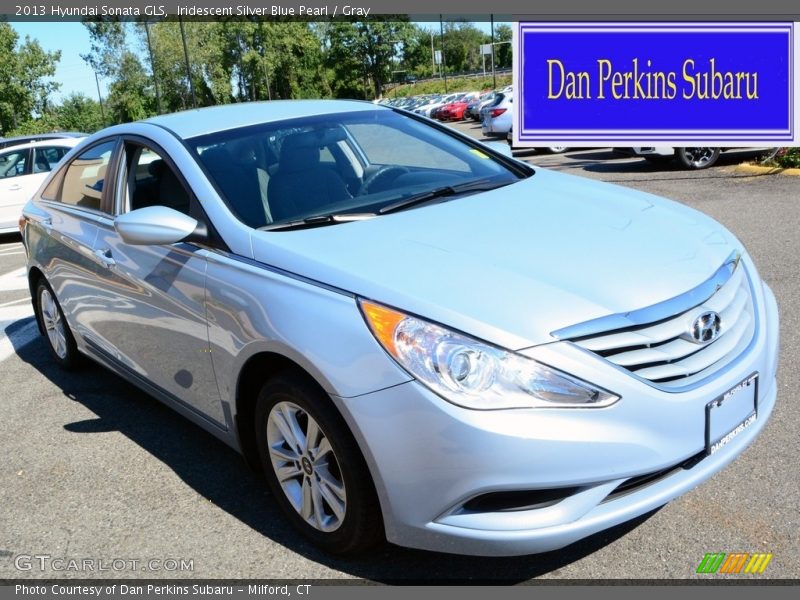 Iridescent Silver Blue Pearl / Gray 2013 Hyundai Sonata GLS