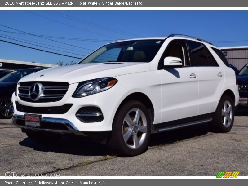 Polar White / Ginger Beige/Espresso 2016 Mercedes-Benz GLE 350 4Matic