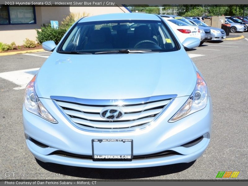 Iridescent Silver Blue Pearl / Gray 2013 Hyundai Sonata GLS