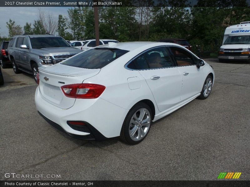 Summit White / Jet Black/Kalhari 2017 Chevrolet Cruze Premier