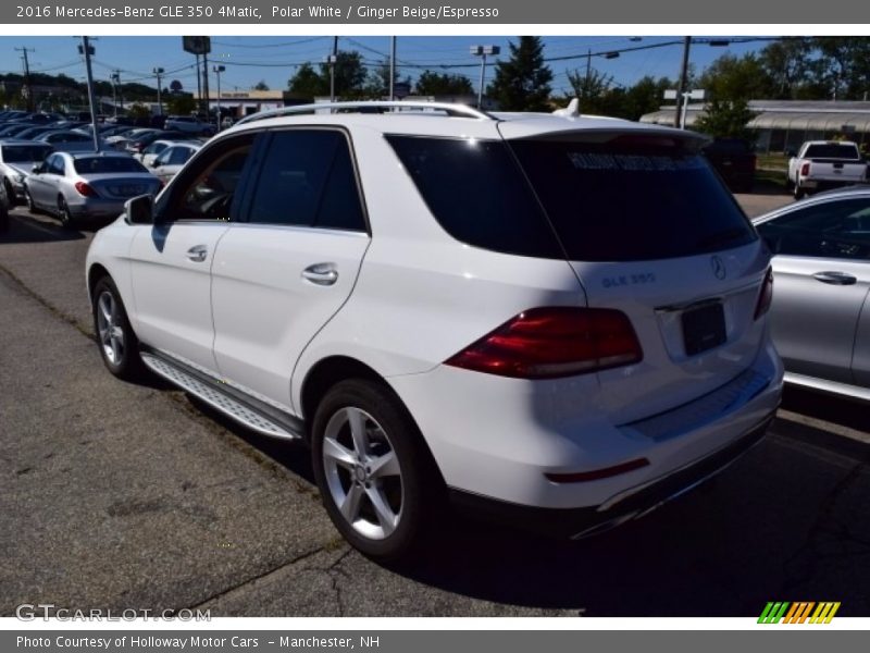 Polar White / Ginger Beige/Espresso 2016 Mercedes-Benz GLE 350 4Matic