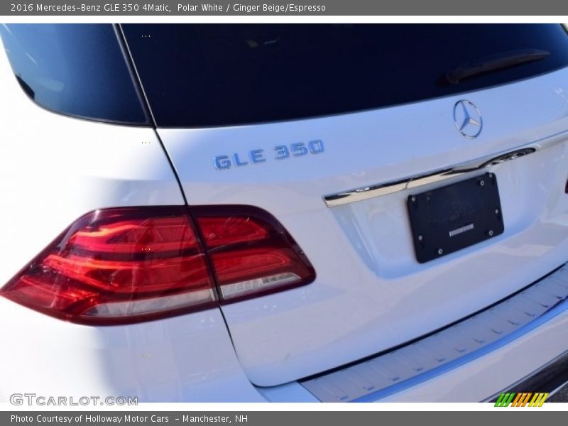 Polar White / Ginger Beige/Espresso 2016 Mercedes-Benz GLE 350 4Matic