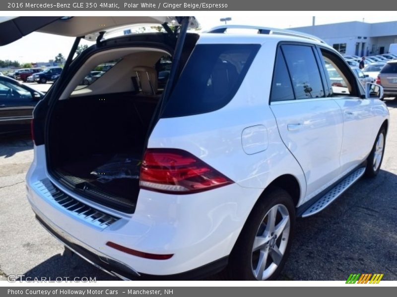 Polar White / Ginger Beige/Espresso 2016 Mercedes-Benz GLE 350 4Matic