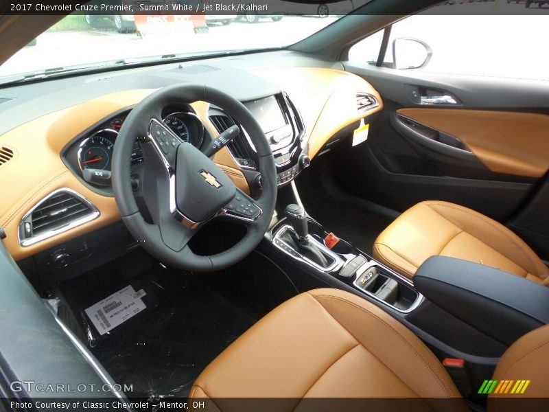  2017 Cruze Premier Jet Black/Kalhari Interior