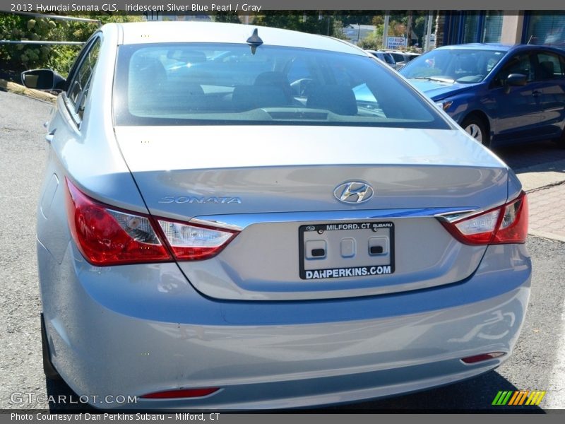 Iridescent Silver Blue Pearl / Gray 2013 Hyundai Sonata GLS