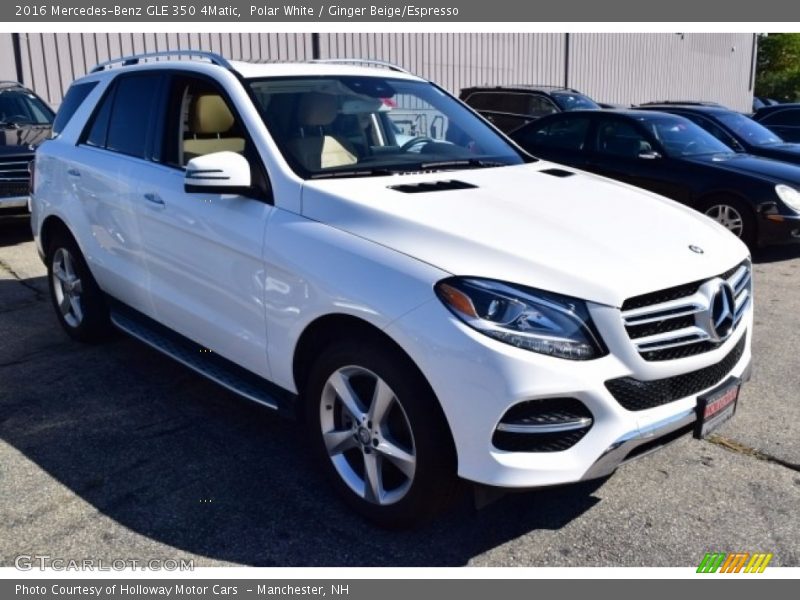 Polar White / Ginger Beige/Espresso 2016 Mercedes-Benz GLE 350 4Matic