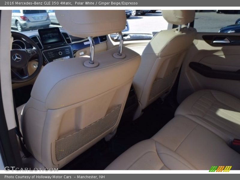 Polar White / Ginger Beige/Espresso 2016 Mercedes-Benz GLE 350 4Matic