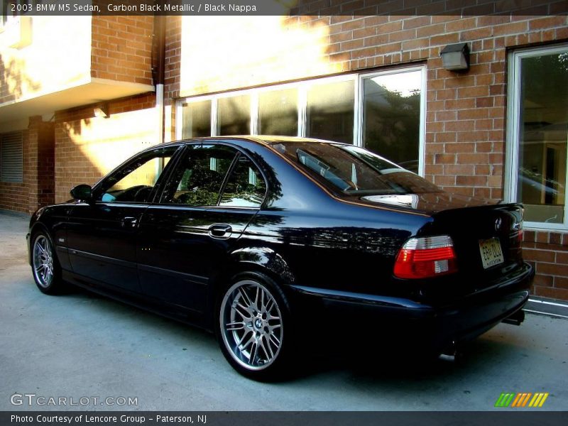 Carbon Black Metallic / Black Nappa 2003 BMW M5 Sedan