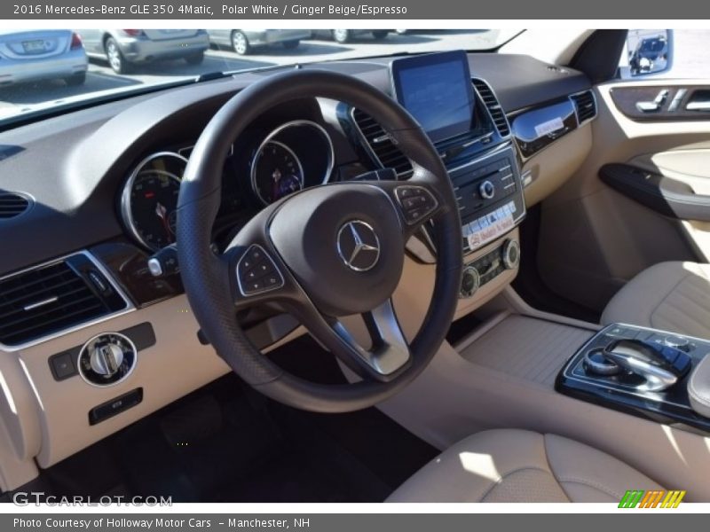 Polar White / Ginger Beige/Espresso 2016 Mercedes-Benz GLE 350 4Matic