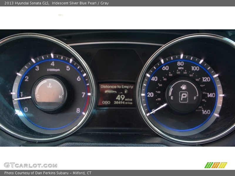 Iridescent Silver Blue Pearl / Gray 2013 Hyundai Sonata GLS