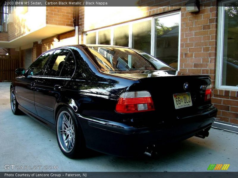 Carbon Black Metallic / Black Nappa 2003 BMW M5 Sedan