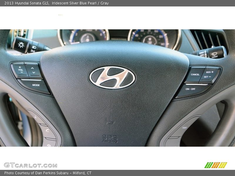Iridescent Silver Blue Pearl / Gray 2013 Hyundai Sonata GLS