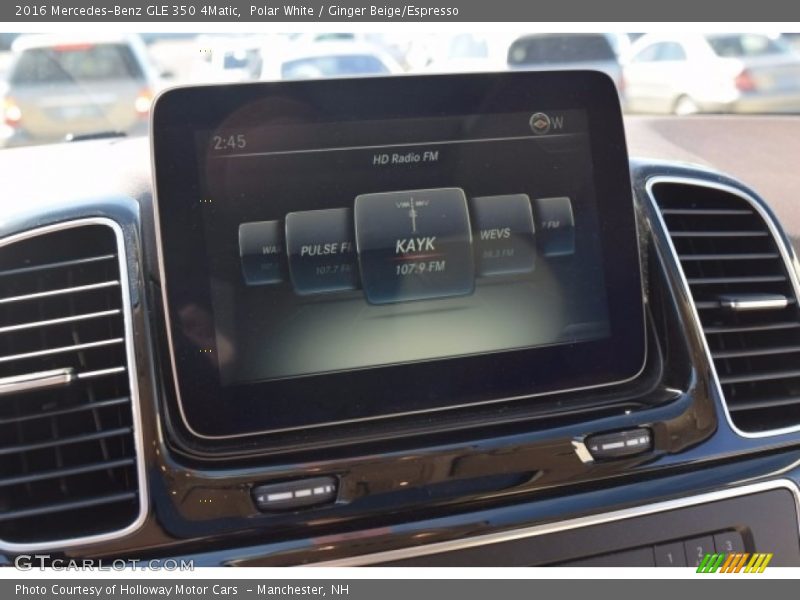 Polar White / Ginger Beige/Espresso 2016 Mercedes-Benz GLE 350 4Matic