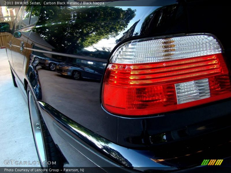 Carbon Black Metallic / Black Nappa 2003 BMW M5 Sedan