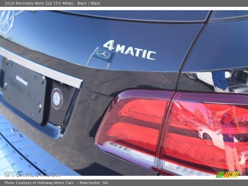 Black / Black 2016 Mercedes-Benz GLE 350 4Matic