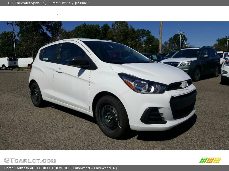Summit White / Jet Black 2017 Chevrolet Spark LS