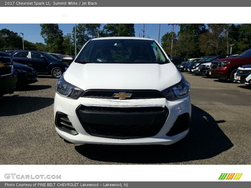 Summit White / Jet Black 2017 Chevrolet Spark LS