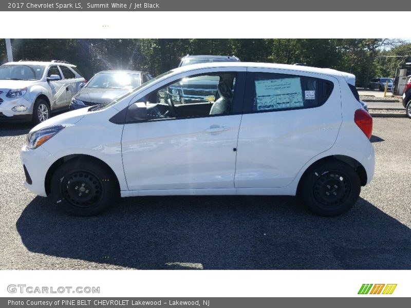 Summit White / Jet Black 2017 Chevrolet Spark LS