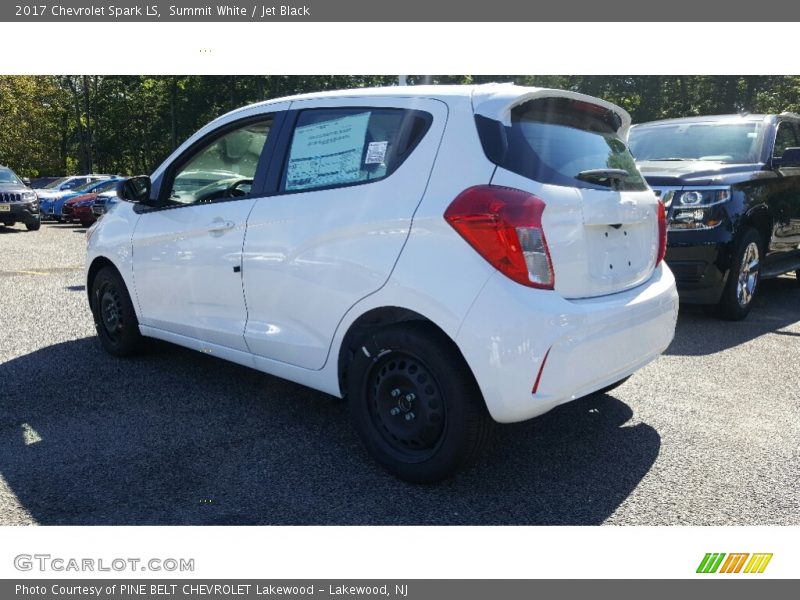 Summit White / Jet Black 2017 Chevrolet Spark LS