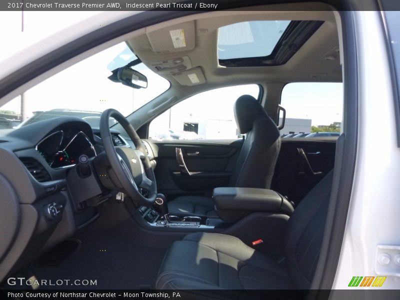 Iridescent Pearl Tricoat / Ebony 2017 Chevrolet Traverse Premier AWD