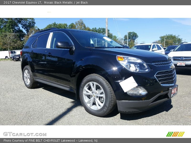 Mosaic Black Metallic / Jet Black 2017 Chevrolet Equinox LT