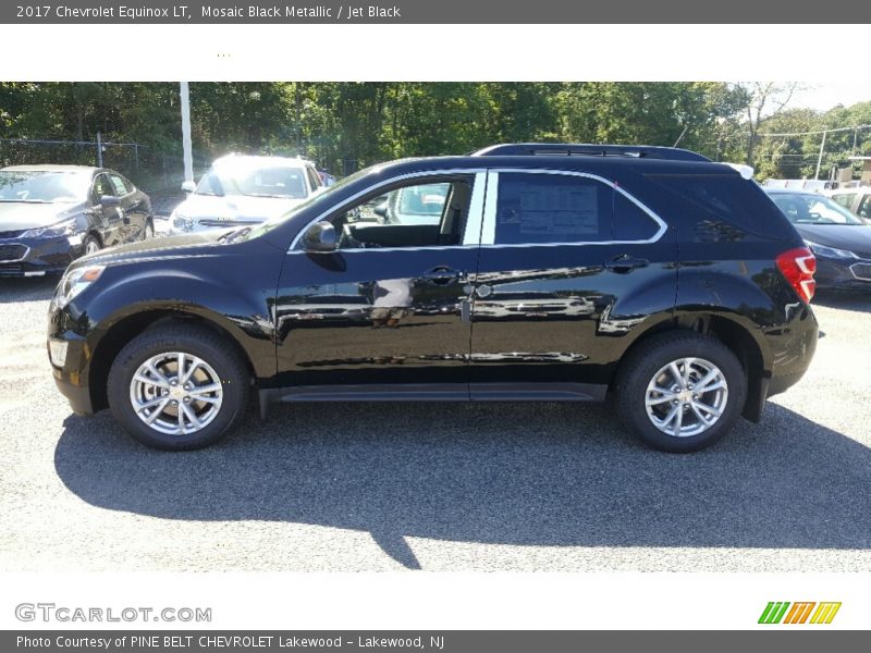 Mosaic Black Metallic / Jet Black 2017 Chevrolet Equinox LT
