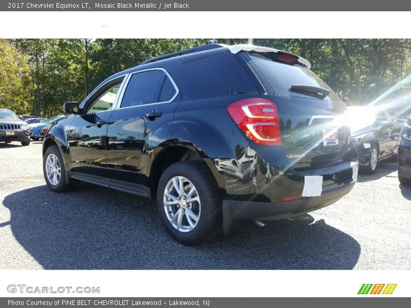 Mosaic Black Metallic / Jet Black 2017 Chevrolet Equinox LT