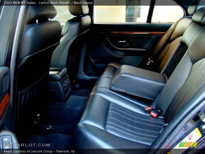 Carbon Black Metallic / Black Nappa 2003 BMW M5 Sedan
