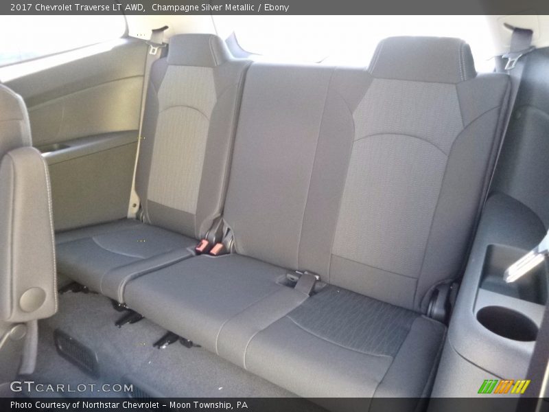 Champagne Silver Metallic / Ebony 2017 Chevrolet Traverse LT AWD