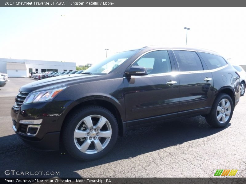 Tungsten Metallic / Ebony 2017 Chevrolet Traverse LT AWD