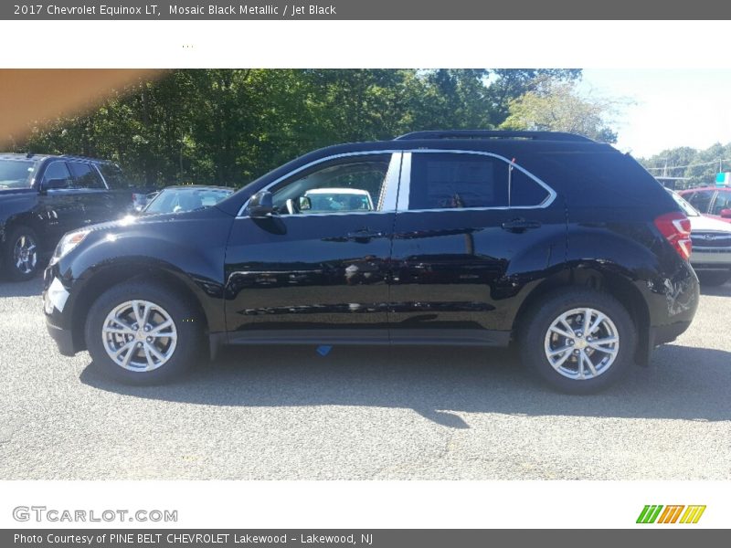 Mosaic Black Metallic / Jet Black 2017 Chevrolet Equinox LT
