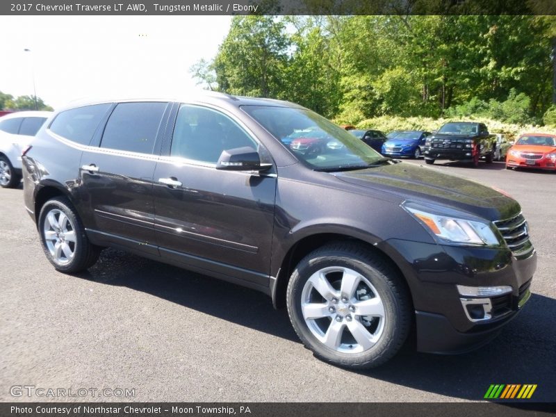 Tungsten Metallic / Ebony 2017 Chevrolet Traverse LT AWD