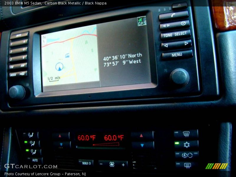 Carbon Black Metallic / Black Nappa 2003 BMW M5 Sedan