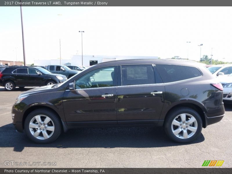 Tungsten Metallic / Ebony 2017 Chevrolet Traverse LT AWD