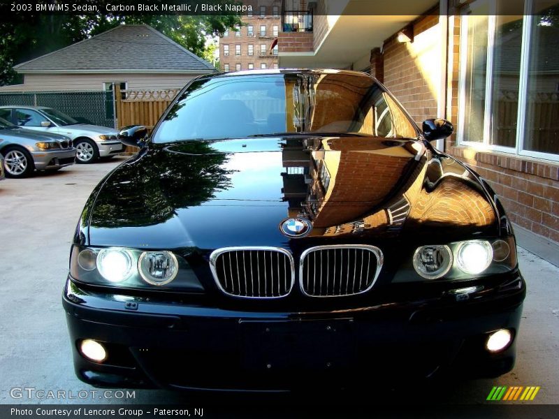Carbon Black Metallic / Black Nappa 2003 BMW M5 Sedan