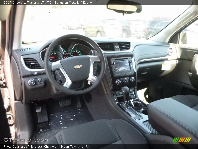 Tungsten Metallic / Ebony 2017 Chevrolet Traverse LT AWD