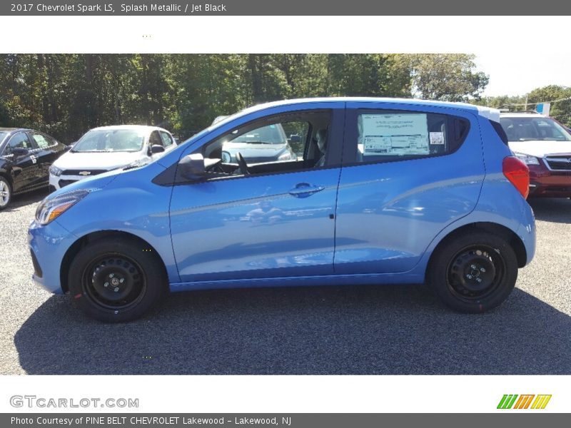 Splash Metallic / Jet Black 2017 Chevrolet Spark LS
