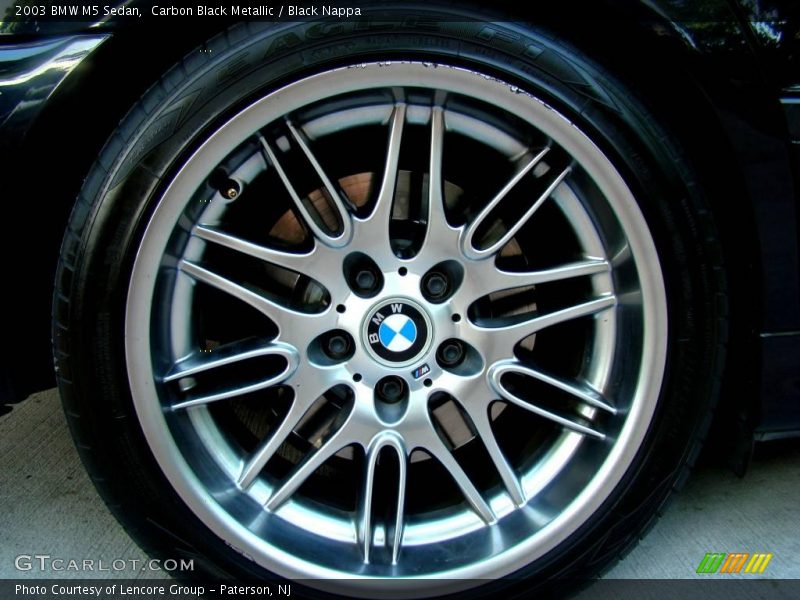 Carbon Black Metallic / Black Nappa 2003 BMW M5 Sedan