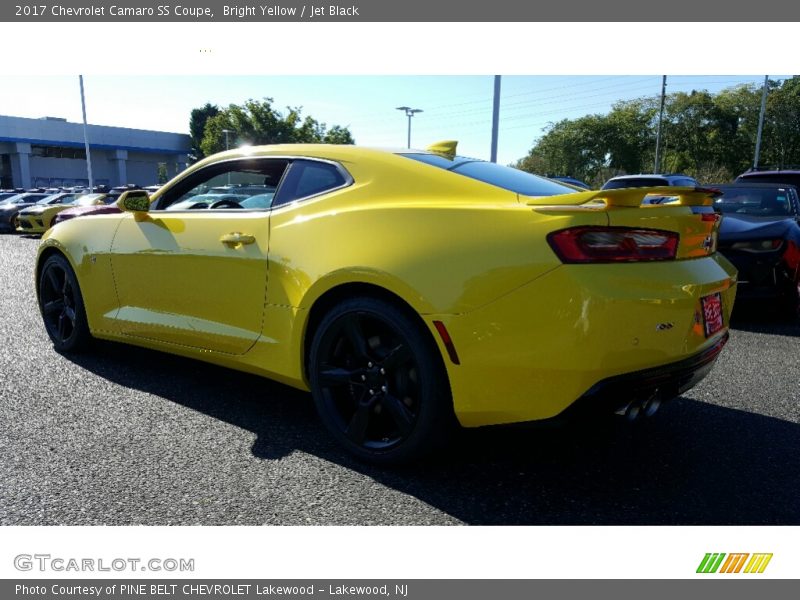 Bright Yellow / Jet Black 2017 Chevrolet Camaro SS Coupe