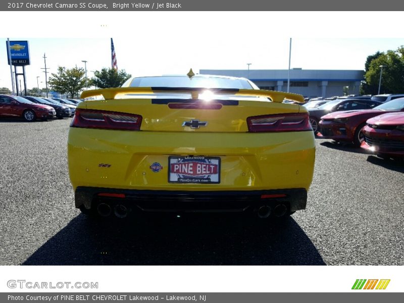 Bright Yellow / Jet Black 2017 Chevrolet Camaro SS Coupe