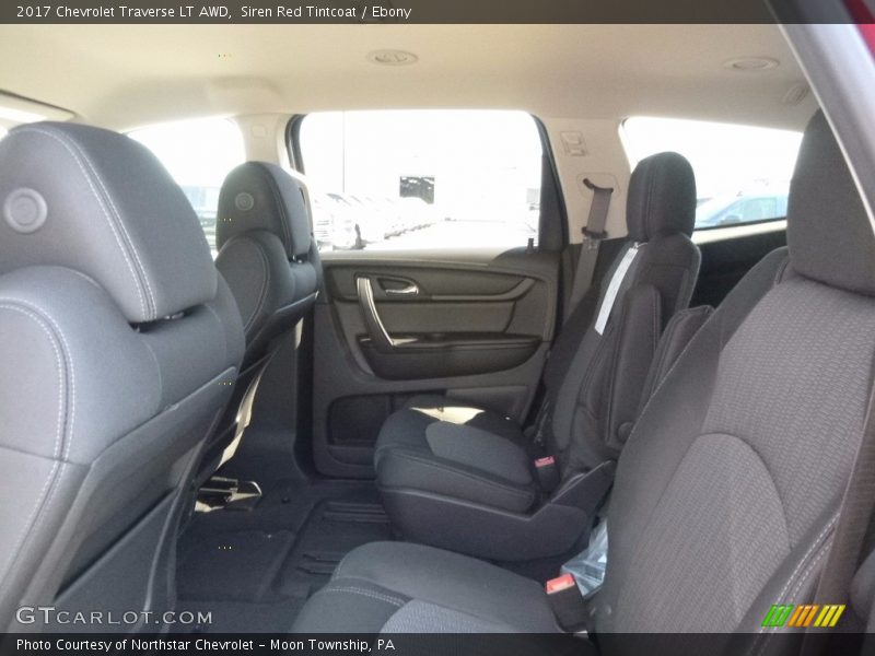 Siren Red Tintcoat / Ebony 2017 Chevrolet Traverse LT AWD
