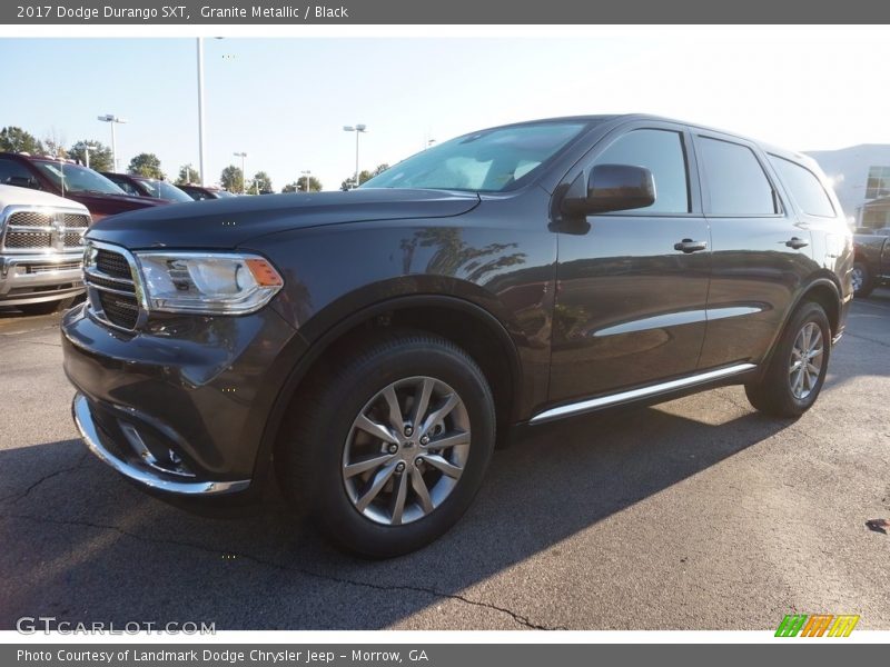 Granite Metallic / Black 2017 Dodge Durango SXT