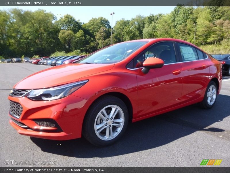 Red Hot / Jet Black 2017 Chevrolet Cruze LT