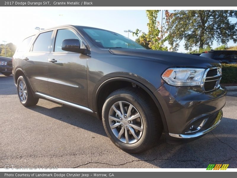 Granite Metallic / Black 2017 Dodge Durango SXT