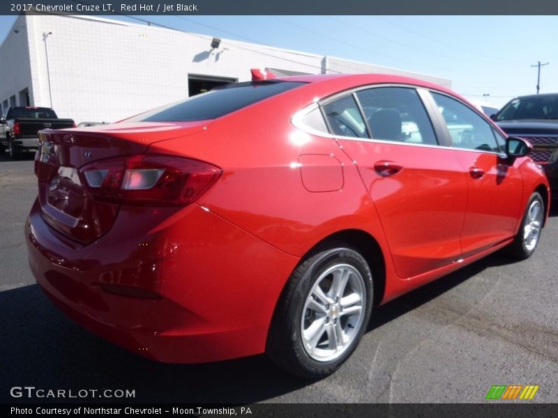 Red Hot / Jet Black 2017 Chevrolet Cruze LT