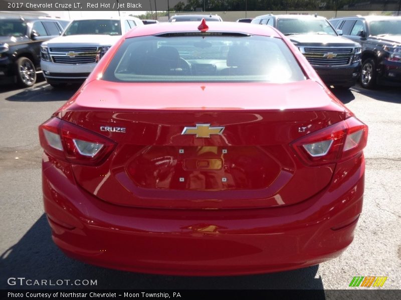 Red Hot / Jet Black 2017 Chevrolet Cruze LT