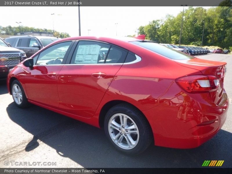 Red Hot / Jet Black 2017 Chevrolet Cruze LT
